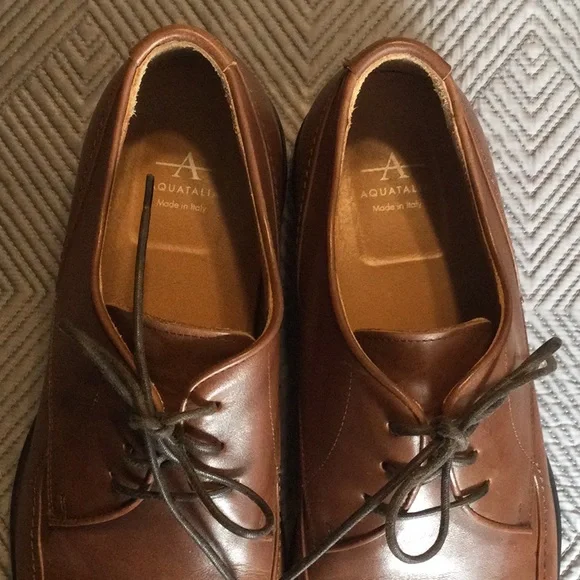 Aquatalia size 11 brown shoes for men - Picture 3 of 8